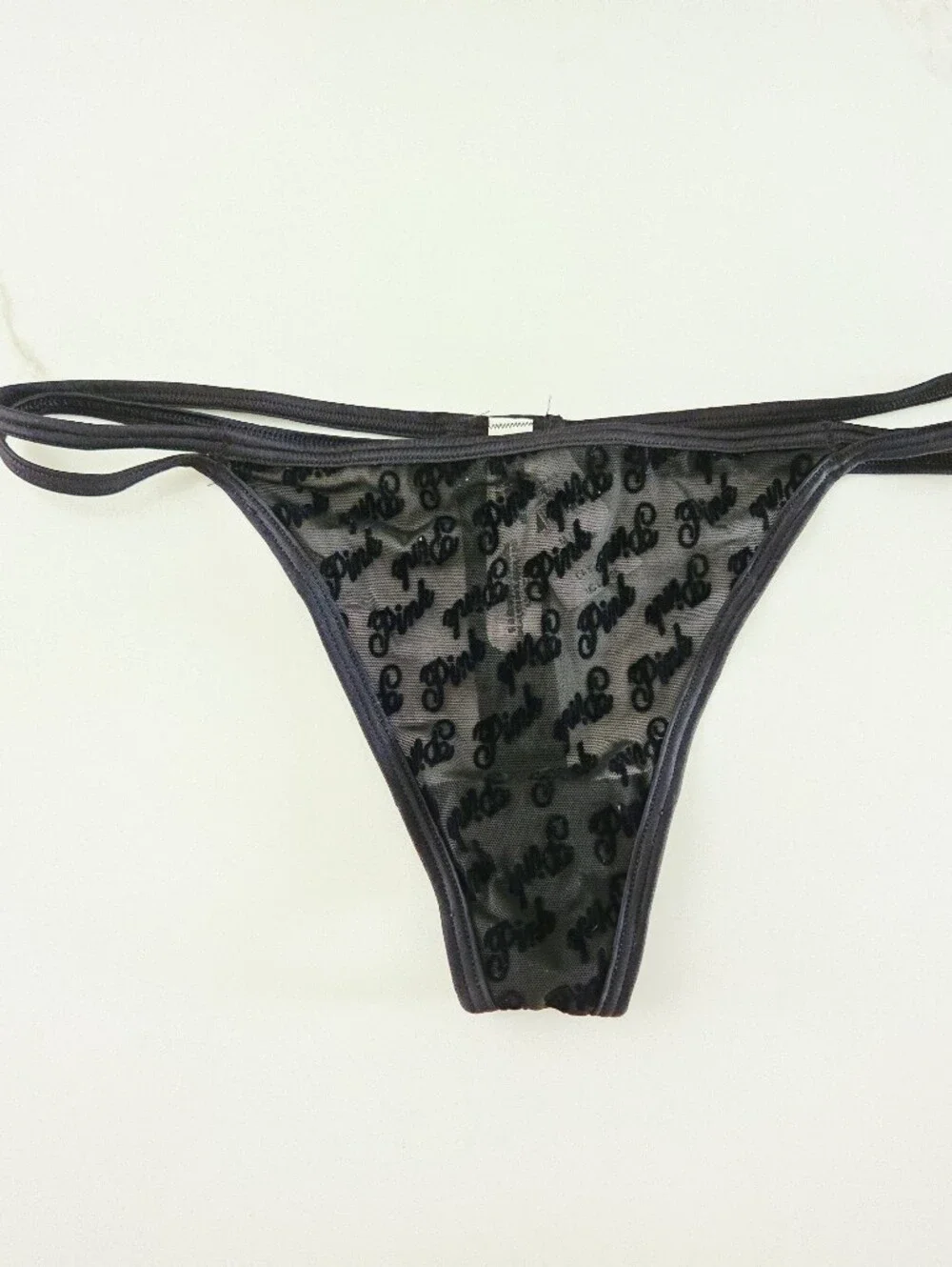 NWT PINK Mesh Thong
